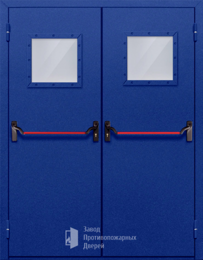 Фото двери «Двупольная со стеклом и антипаникой №53» в Королеву