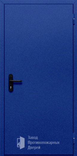 Фото двери «Однопольная глухая (синяя)» в Королеву