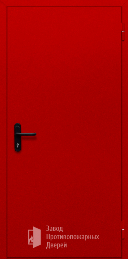 Фото двери «Однопольная глухая (красная)» в Королеву