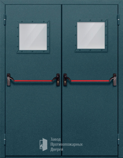 Фото двери «Двупольная со стеклом и антипаникой №57» в Королеву