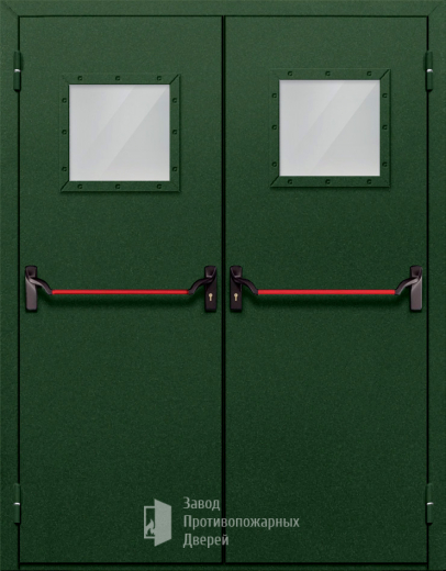 Фото двери «Двупольная со стеклом и антипаникой №59» в Королеву