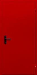 Фото двери «Однопольная глухая (красная)» в Королеву
