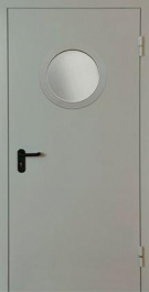 Фото двери «Однопольная с круглым стеклом EI-30» в Королеву