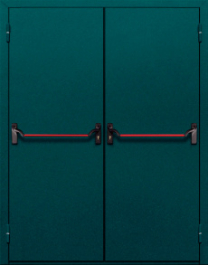 Фото двери «Двупольная глухая с антипаникой №16» в Королеву