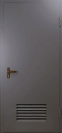 Фото двери «Техническая дверь №3 однопольная с вентиляционной решеткой» в Королеву