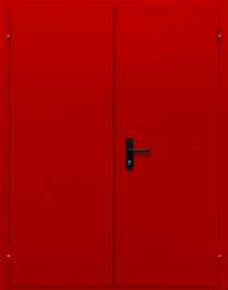 Фото двери «Двупольная глухая (красная)» в Королеву